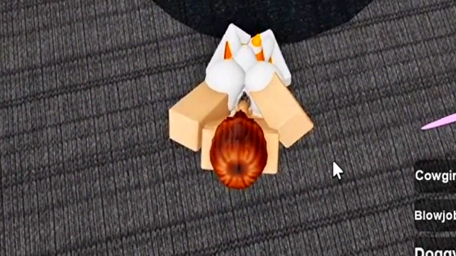 Slutty Roblox bunny girl sneaks in boy's locker room then gets fucked