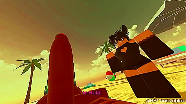 Black bull fucking femboy bunny in roblox (spanish sub)