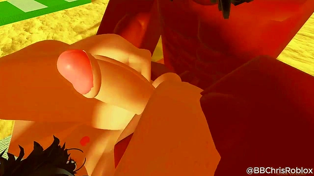 Black bull fucking femboy bunny in roblox (spanish sub)