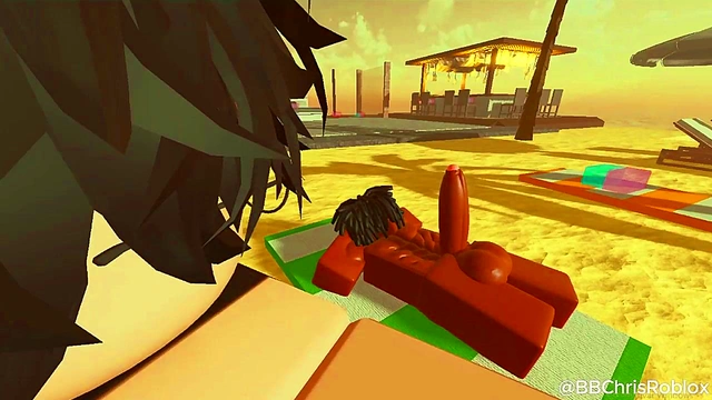 Black bull fucking femboy bunny in roblox (spanish sub)