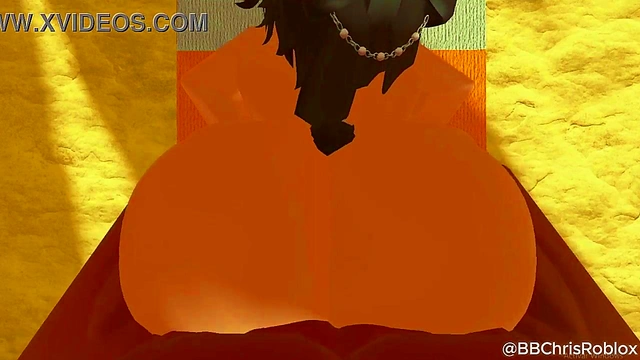 Black bull fucking femboy bunny in roblox (spanish sub)