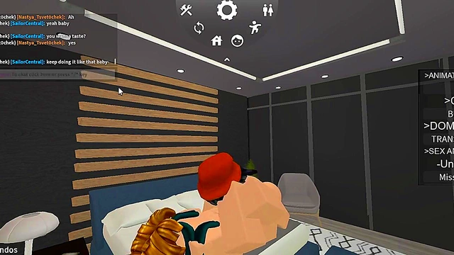 Fucking a cute Roblox bitch in a condo