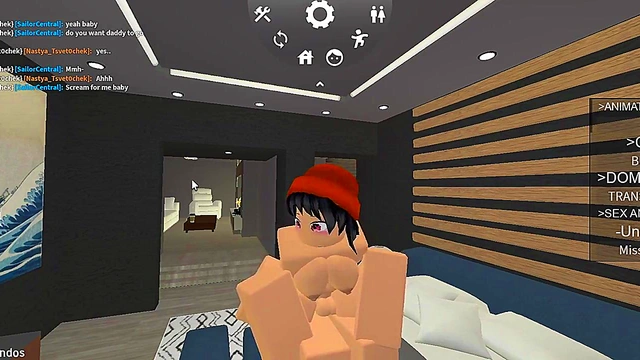 Fucking a cute Roblox bitch in a condo