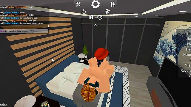 Fucking a cute Roblox bitch in a condo