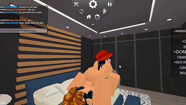 Fucking a cute Roblox bitch in a condo