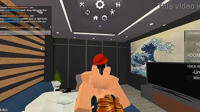 Fucking a cute Roblox bitch in a condo