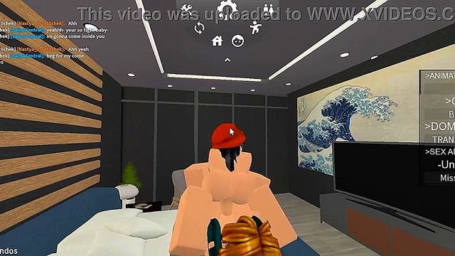 Fucking a cute Roblox bitch in a condo