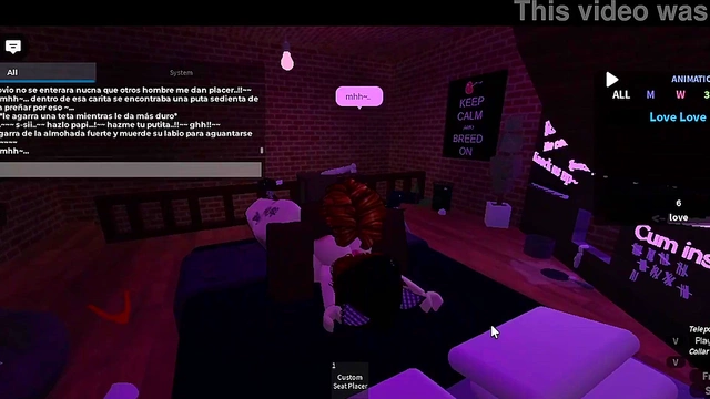 Roblox BBC Lover Has Intense Session With Me