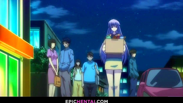 Cosplay cafe waitress needs more money - Hentai pros