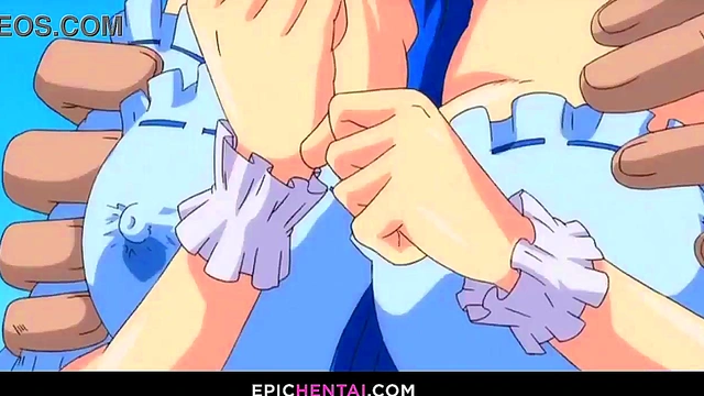 Cosplay cafe waitress needs more money - Hentai pros