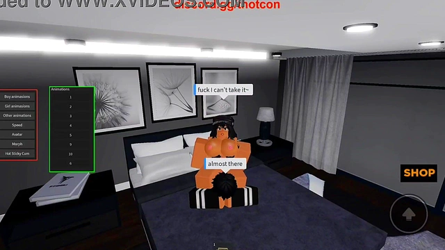 Roblox Baddie Turned cum slut