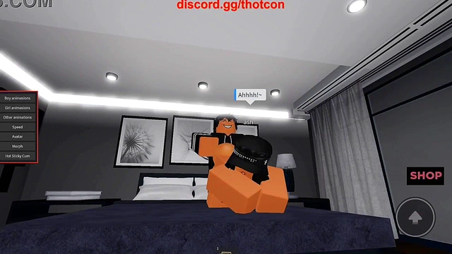 Roblox Baddie Turned cum slut
