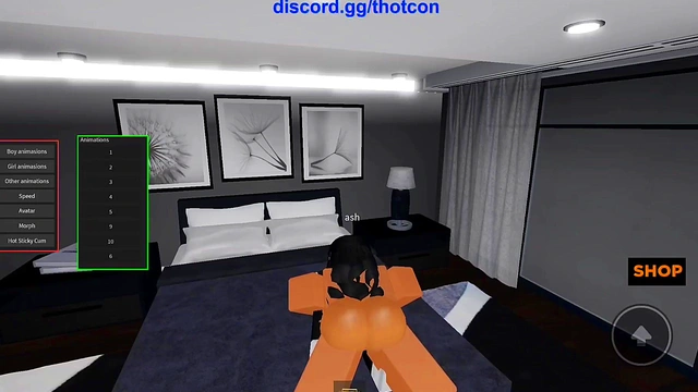 Roblox Baddie Turned cum slut