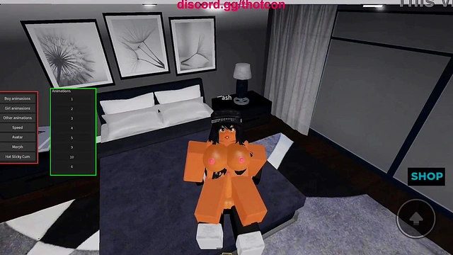Roblox Baddie Turned cum slut