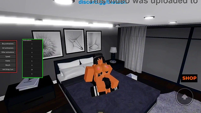 Roblox Baddie Turned cum slut
