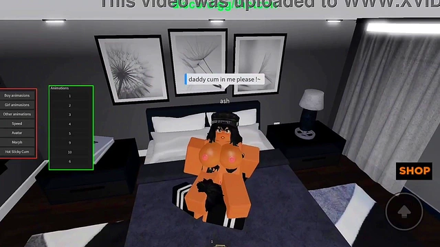Roblox Baddie Turned cum slut