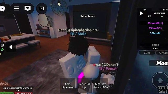 My vagina is being destroyed in Roblox