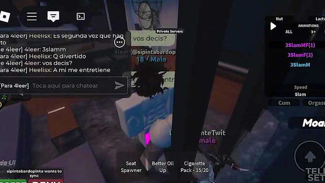 My vagina is being destroyed in Roblox