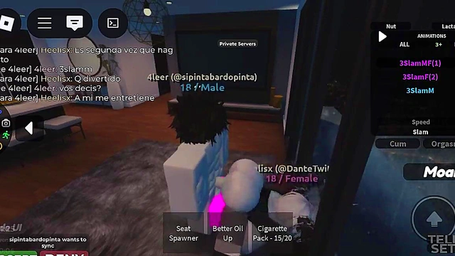 My vagina is being destroyed in Roblox