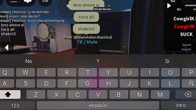 My vagina is being destroyed in Roblox