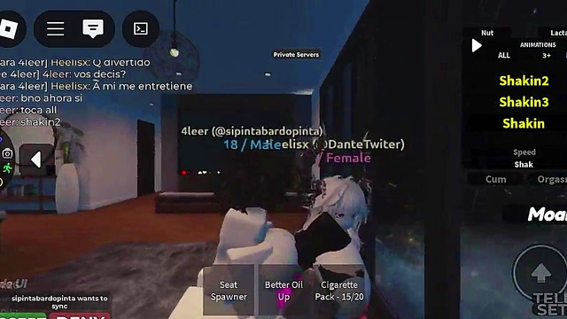 My vagina is being destroyed in Roblox