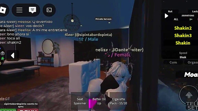 My vagina is being destroyed in Roblox