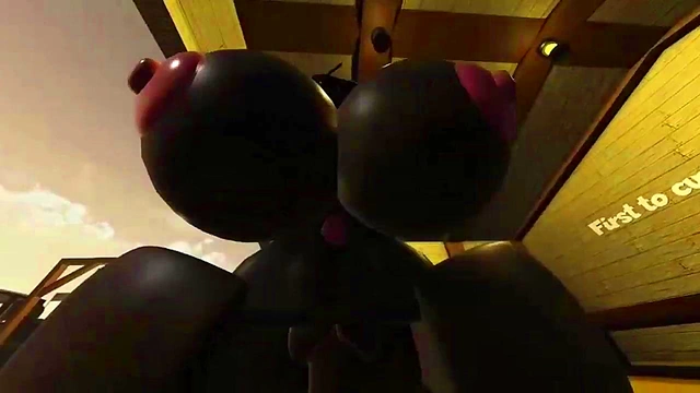 Fat Ass black bitch let me fuck people train ride (Roblox porn)