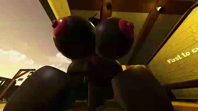 Fat Ass black bitch let me fuck people train ride (Roblox porn)