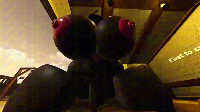 Fat Ass black bitch let me fuck people train ride (Roblox porn)