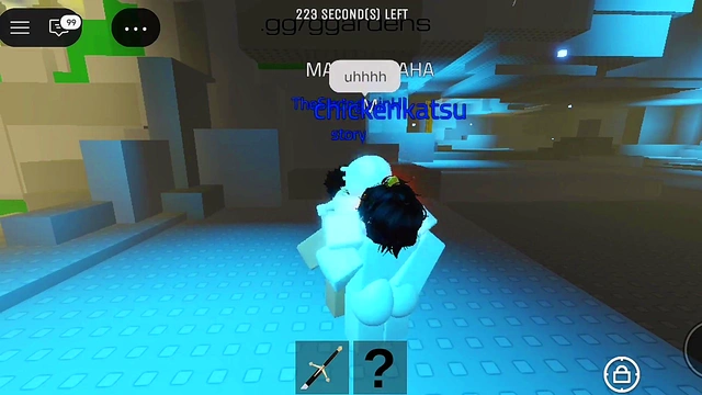 Me and sukuna had a threesome with a random girl (Roblox Cumbat)