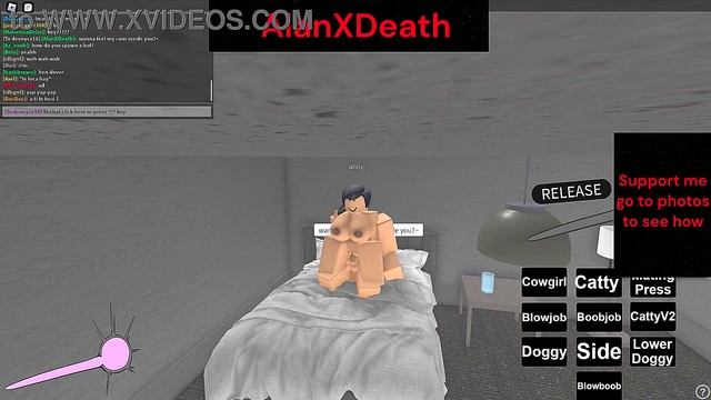 she was enjoying it but the game got banned in roblox