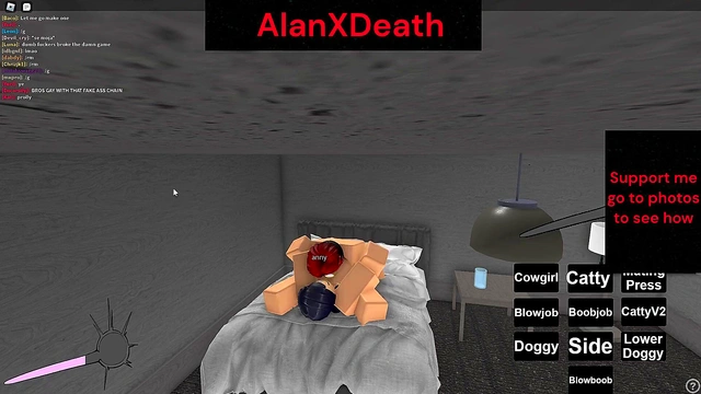 she was enjoying it but the game got banned in roblox