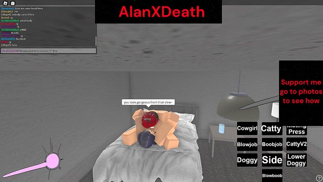 she was enjoying it but the game got banned in roblox