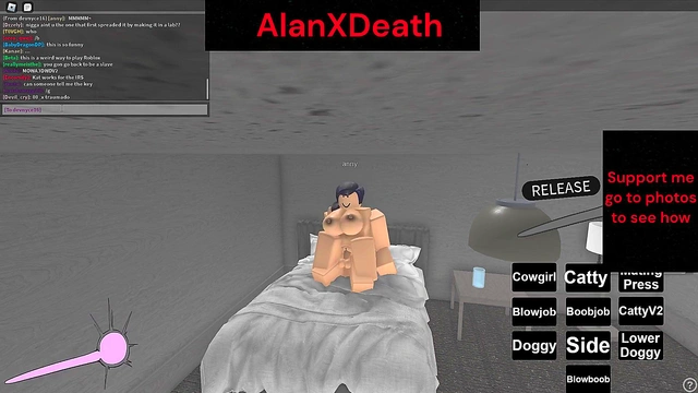 she was enjoying it but the game got banned in roblox
