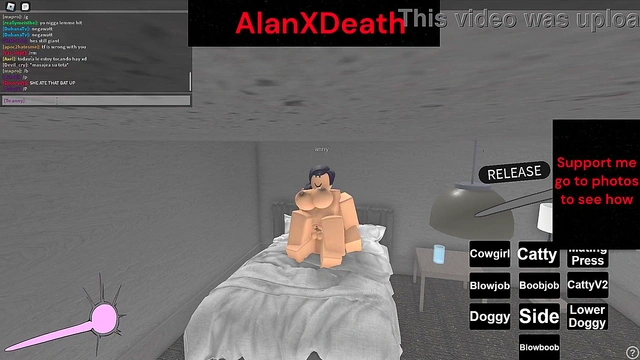 she was enjoying it but the game got banned in roblox