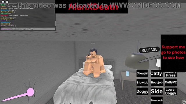 she was enjoying it but the game got banned in roblox