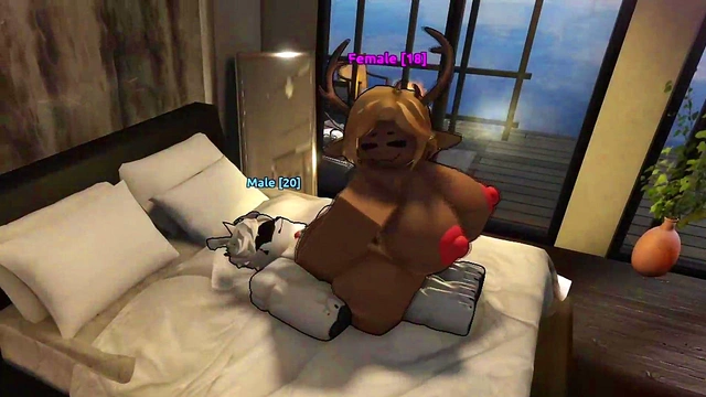 Fucking randoms girls in Roblox condos Ep 2: The Bimbo Whore