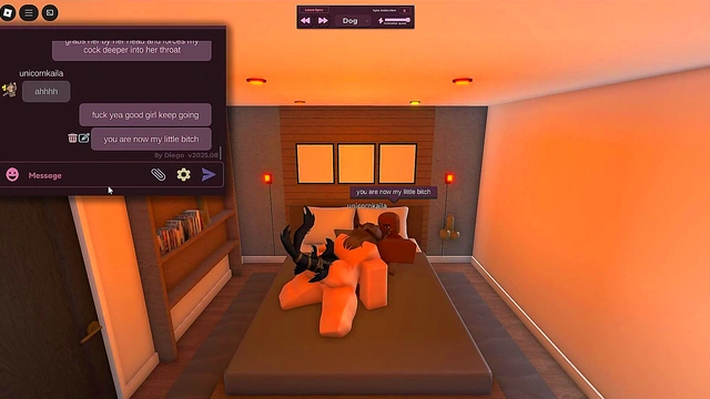 white girl cheated with BBC in roblox condo [BLACKED]