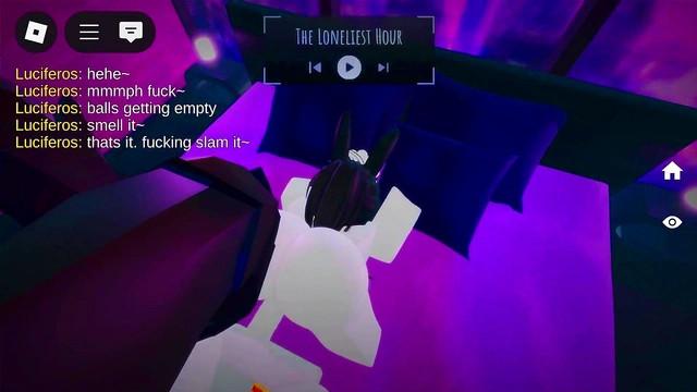 white roblox slut is hungry for dick