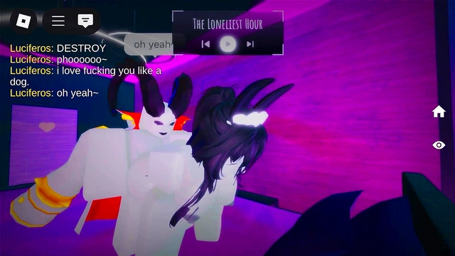 white roblox slut is hungry for dick