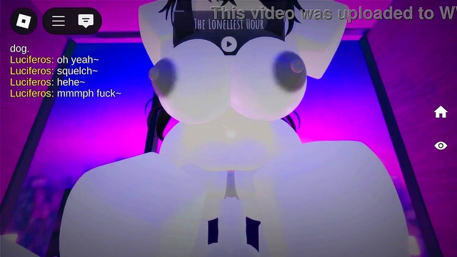 white roblox slut is hungry for dick