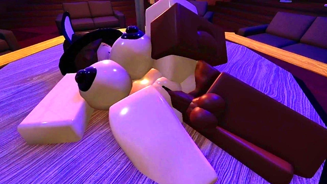 Fucking a nice ass in Roblox