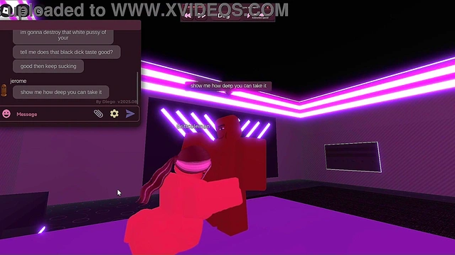 quicky with a white slut in roblox