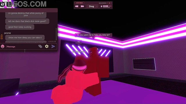 quicky with a white slut in roblox