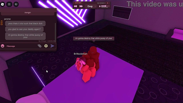 quicky with a white slut in roblox