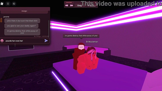 quicky with a white slut in roblox