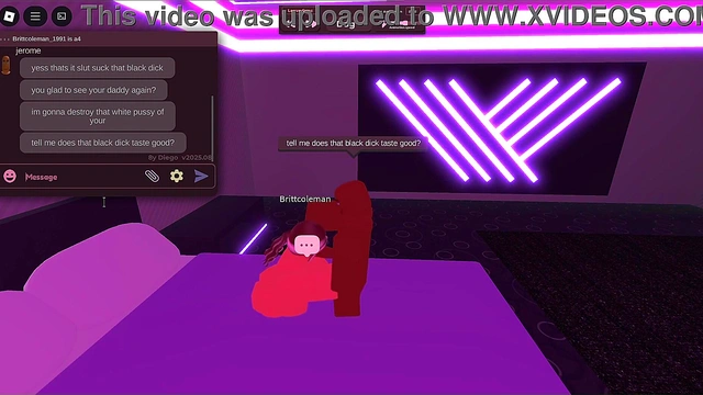 quicky with a white slut in roblox