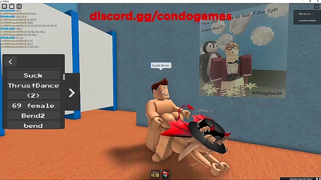 Fucking Emo devil girl in roblox 195x Devilz