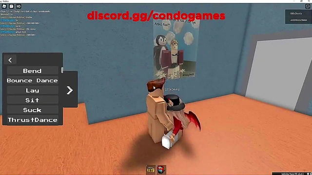 Fucking Emo devil girl in roblox 195x Devilz