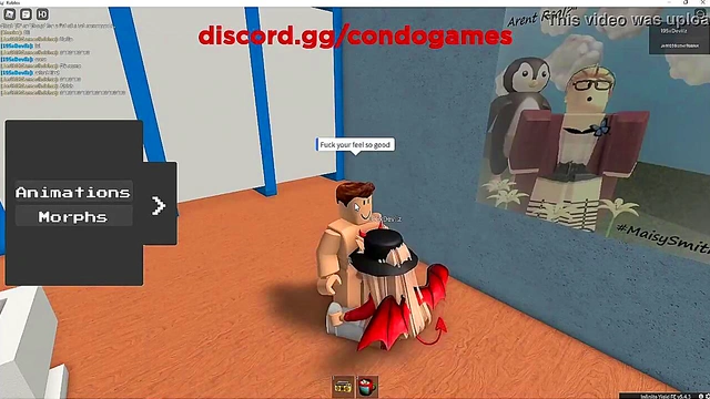 Fucking Emo devil girl in roblox 195x Devilz